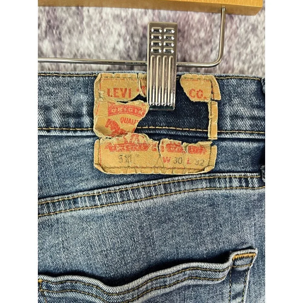Levi's 511 Slim Straight Denim‎ Jeans Blue Men's 30 x 32